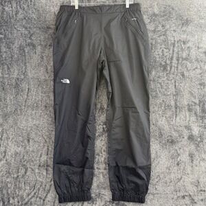 The North Face Womens DryVent Rain Pants Black XL Ripstop Ankle Zip Mesh-lined